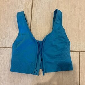 All In Motion (Target) Blue Zip-Up Sports Bra